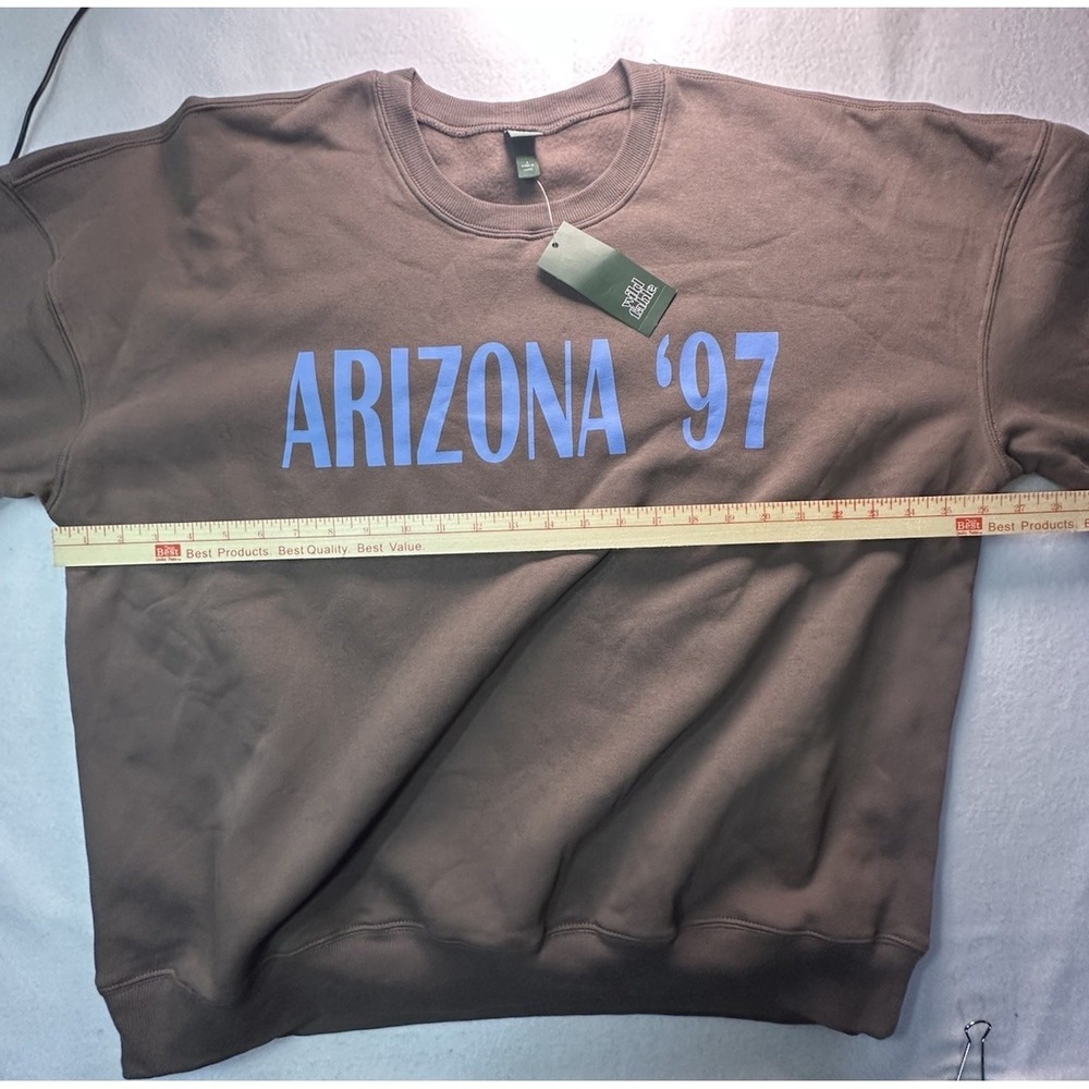 Wild Fable, Brown, Long Sleeve Sweatshirt, Size Large - Picture 4 of 6